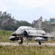 French Mirage 2000 jets like this one destroyed about 20 pickup trucks belonging to jihadist fighters when they struck a rebel convoy crossing into Chad from Libya, the French military said