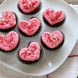 Hear shaped cupcakes