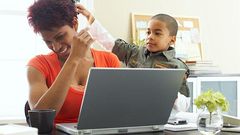 Distraction at home is one of the struggles that comes with working remotely. (Mocha Moguls)