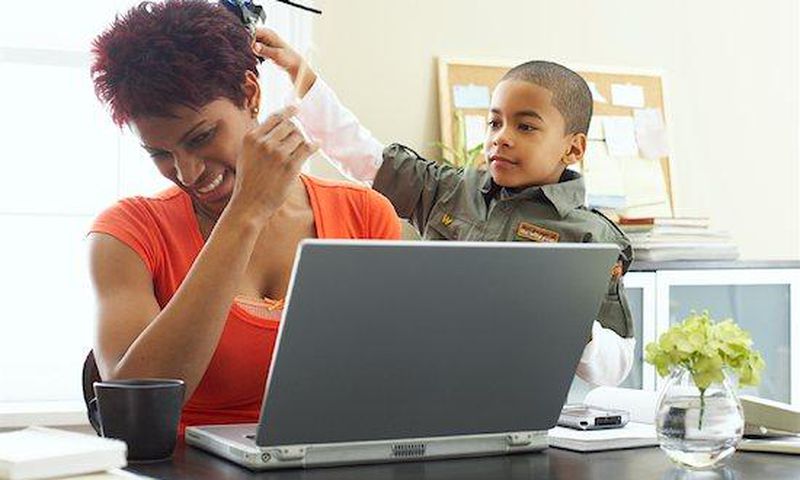 Distraction at home is one of the struggles that comes with working remotely. (Mocha Moguls)