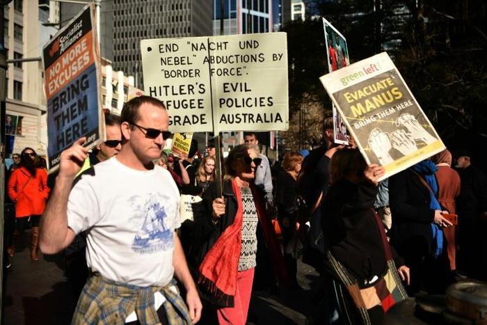 Canberra says its policy discourages asylum-seekers from embarking on dangerous sea voyages, but the camps have come under fierce criticism
