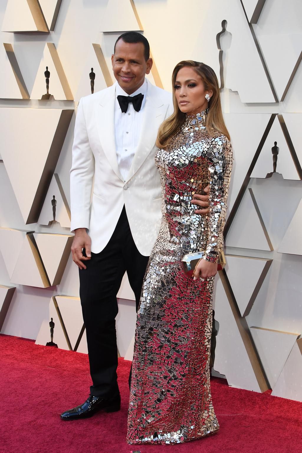 Jennifer Lopez Alex Rodriguez Oscars Red Carpet