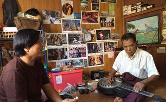 U Tin, Burmese slide guitar master, dies at 87
