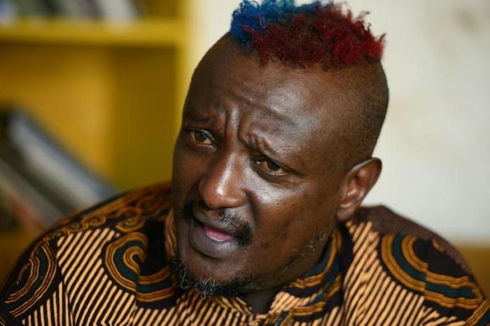 Binyavanga Wainaina, pictured in an AFP interview in January 2014, shortly after he declared that he was gay