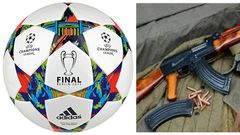 Thieves steal 3 police weapons as "all the officers left the station to watch UEFA football match”