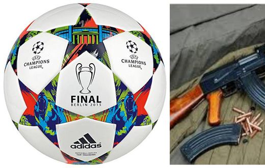 Thieves steal 3 police weapons as "all the officers left the station to watch UEFA football match”
