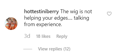 IG comment