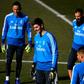 Cold comfort: Real Madrid goalkeeper Thibaut Courtois could face anger from Atletico fans on Saturday