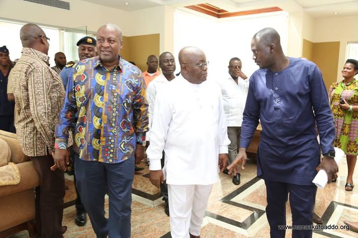 John Mahama and Nana Addo