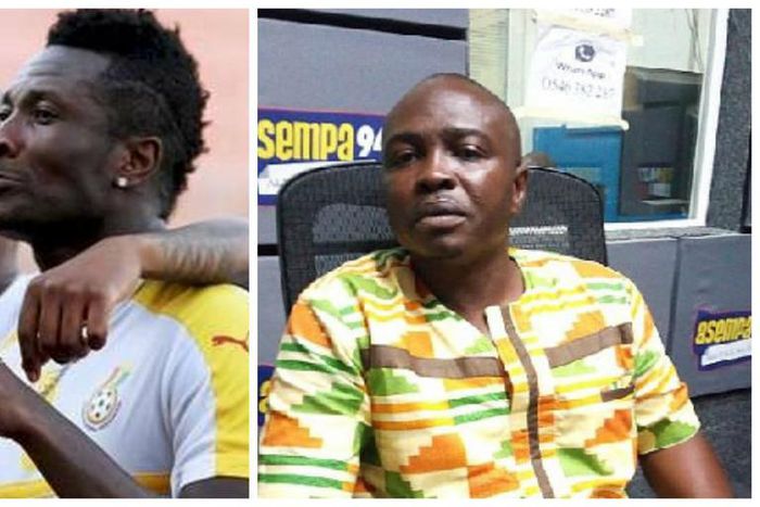 Sola Ayew with Andre and Gyan