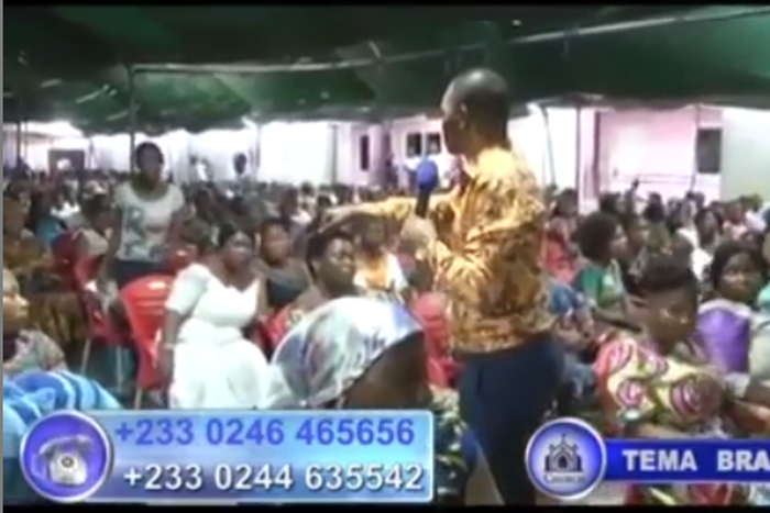 Obinim gifts his church's collection to poor woman