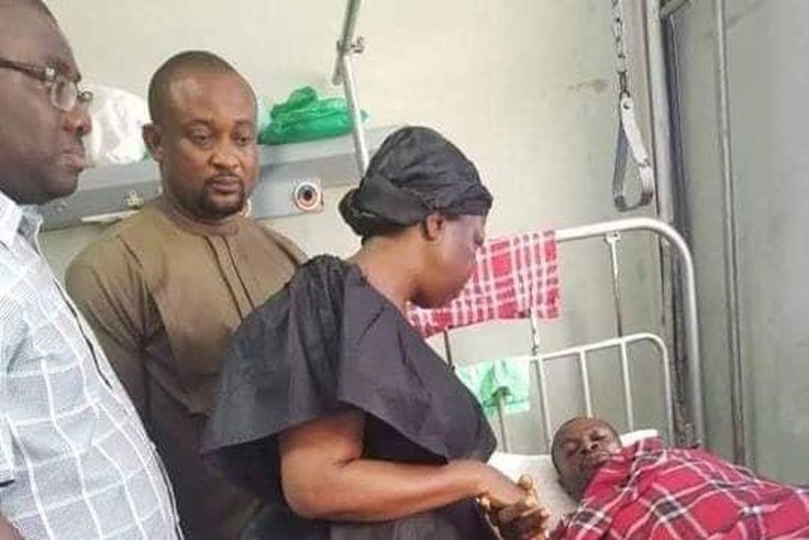 Lydia Alhassan visits shooting victims