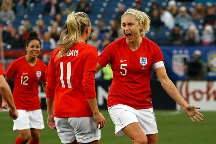 Steph Houghton (right) will captain England at the Women's World Cup in France