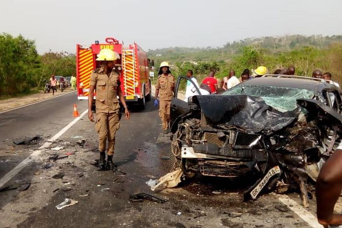 Three feared dead in car crash at Potsin Junction