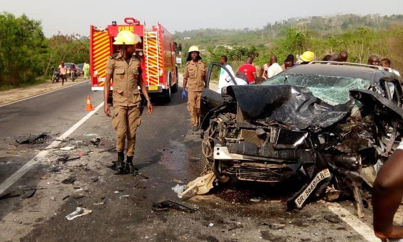 Three feared dead in car crash at Potsin Junction