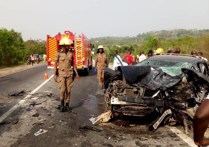 Three feared dead in car crash at Potsin Junction