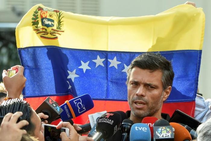 Venezuelan high-profile opposition politician Leopoldo Lopez sought refuge in the Spanish embassy in Caracas