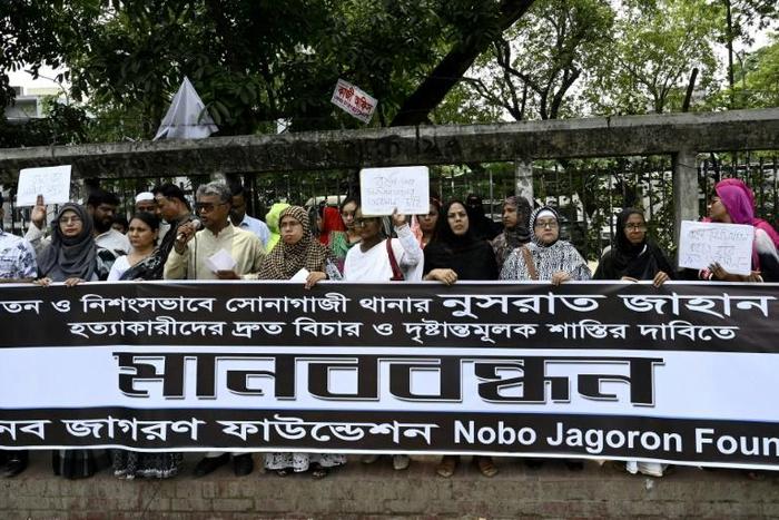 The murder of the 19-year-old has sparked outrage across the South Asian nation and put police under the spotlight