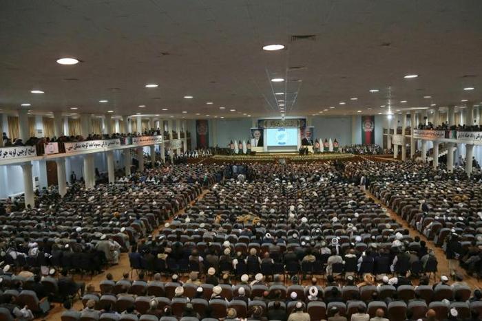 Thousands of delegates attend the "loya jirga" (grand assembly) in Kabul