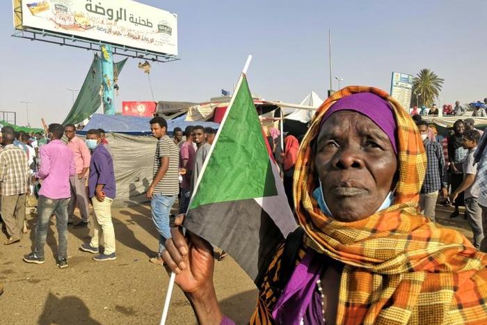 Women have been at the forefront of the demonstrations in Sudan