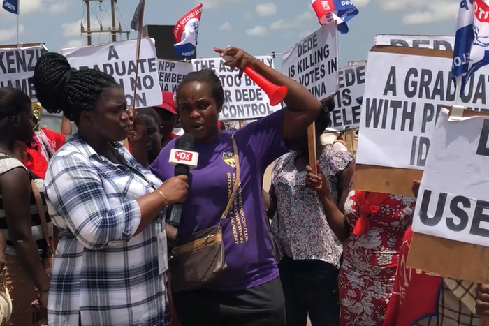 Madina traders demonstration