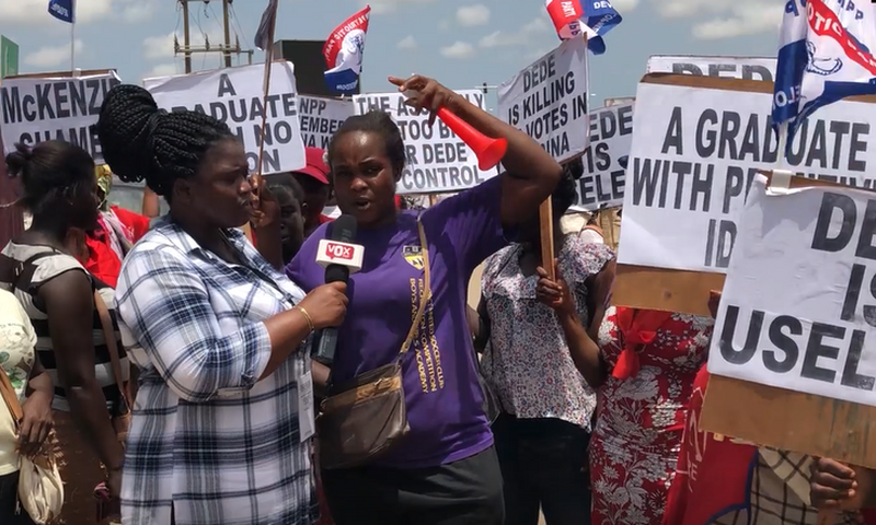 Madina traders demonstration