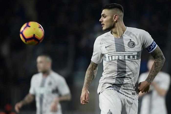 Argentine forward Mauro Icardi has scored 122 goals in 210 games for Inter Milan.