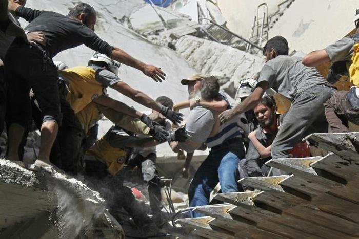 The jihadist bastion in northwest Syria has been hit by several days of heavy regime bombardment