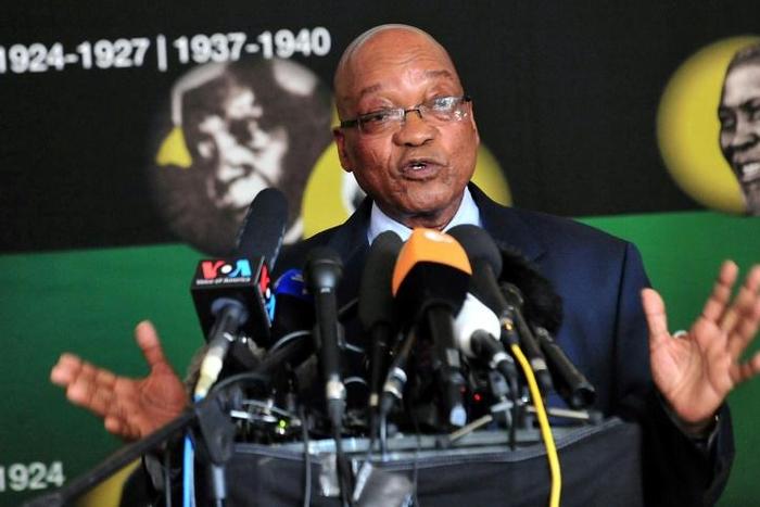Former South African president Jacob Zuma was forced to resign by the ruling ANC party last year
