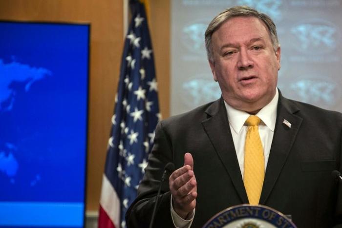 US Secretary of State Mike Pompeo has condemned Cuba and Russia for their support of Venezuelan President Nicolas Maduro's regime