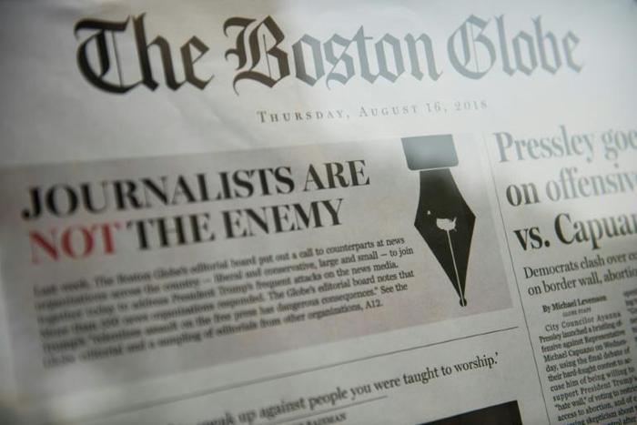 Press freedom around the world is on the decline, in part due to US President Donald Trump's vilification of the media that sends a signal to other governments, according to the human rights watchdog Freedom House