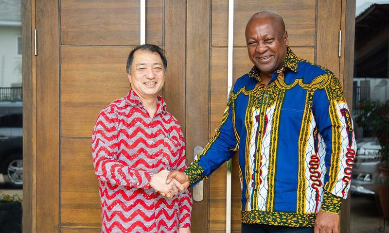 Japanese envoy calls on Mahama