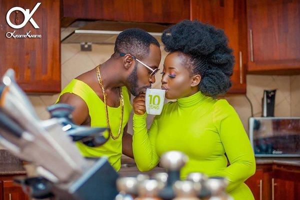 Okyeama Kwame and his wife, Annica