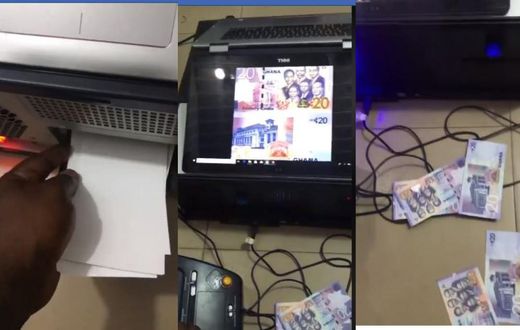 Fake Ghana Cedi printing factory discovered, watch video