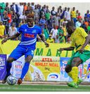 Michael Sarpong in action for Rayon Sports