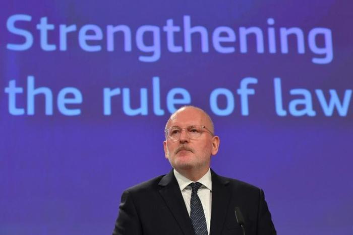 This is not the first time European First Vice-President Frans Timmermans has warned Poland's government over what he says is interference with the judiciary