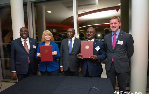 The Government of the United Kingdom has pledged funds to undertake three major infrastructure projects in Ghana this year.