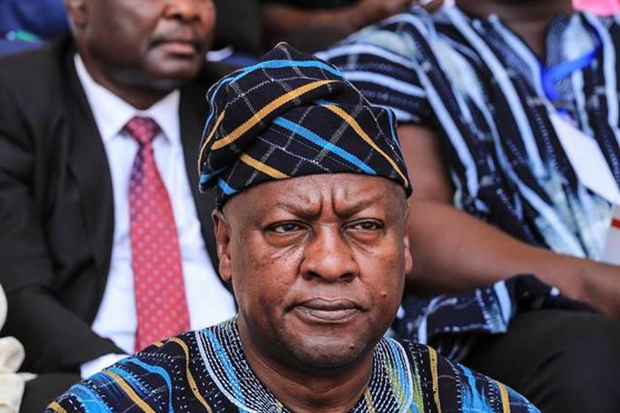 Former president John Mahama