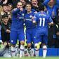 Gonzalo Higuain (left) celebrates his goal for Chelsea in their 3-0 win against Watford