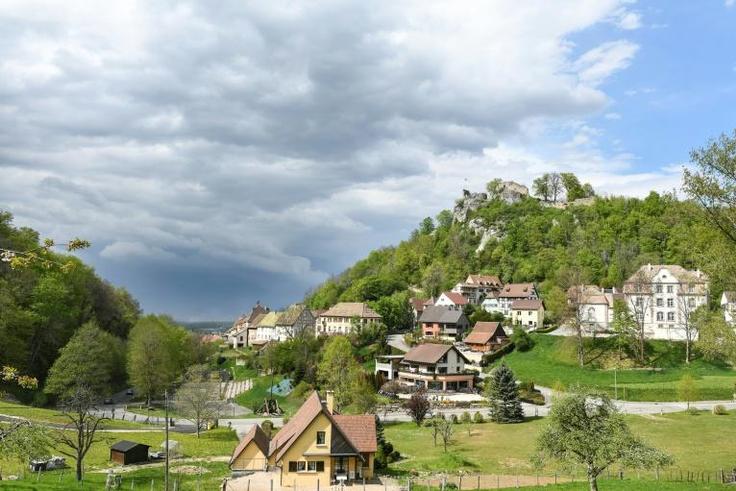 The tiny hilltop town of Ferrette lies in Alsace, a region where the far-right has gathered a sizeable following