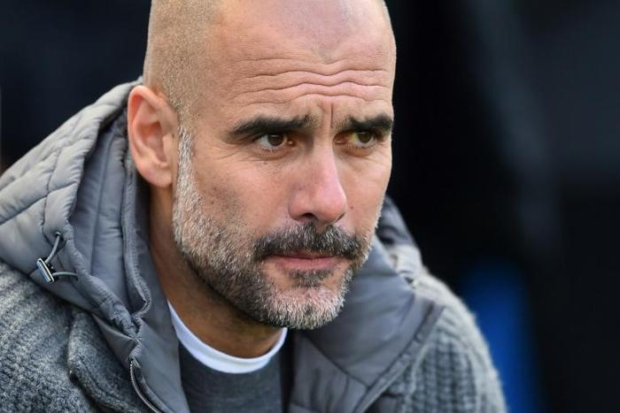 Eye on the future: Manchester City manager Pep Guardiola