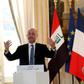 Iraqi President Barham Saleh, at a joint press conference with his French counterpart Emmanuel Macron, lauded France for its "model relationship" in assisting Iraq
