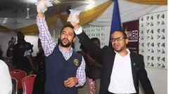 Majid Michel and Pascal Amanfo
