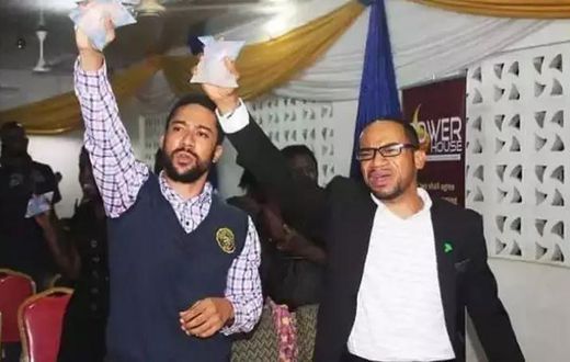 Majid Michel and Pascal Amanfo