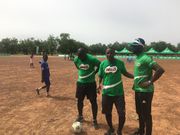 Stephen Appiah with Coach Baba Nuhu Mallam