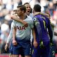 Hugo Lloris (right) saved a last-minute penalty to salvage Tottenham a point against Arsenal