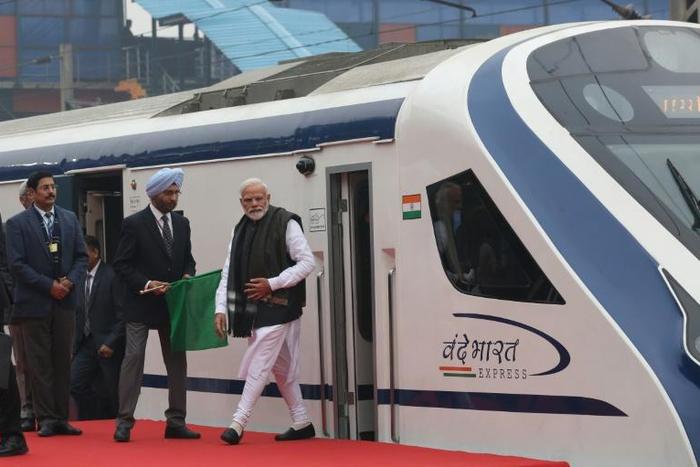 The train collided with cows just a day after it was inaugurated by the Indian prime minister
