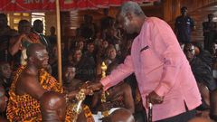 Former President John Agyekum Kufuor and Asantehene