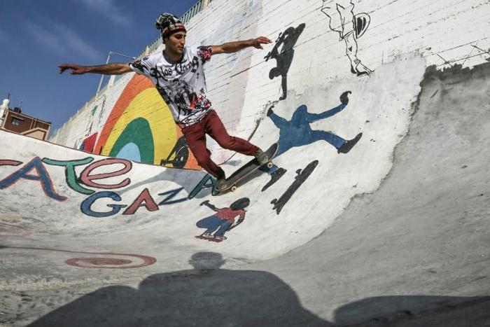 A skateboard park has opened in Gaza City, the first and only full skate park in the Palestinian enclave