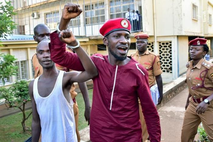 Opposition figurehead Bobi Wine was arrested on April 29 over an allegedly illegal protest last year